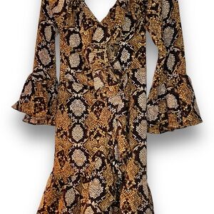 Boho print dress